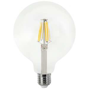 Ampoule LED globe G125 claire E27 4W, économie d'énergie, lumière chaude, idéale pour la décoration et les ambiances chaleureuses. - Product Image 1