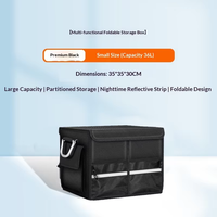 Boîte de rangement pliable en tissu pour dossier de siège de voiture et coffre avec 1 à 3 compartiments - Organisateur d'accessoires de voyage