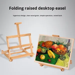 Cavalletto da Tavolo in Legno di Faggio Marrone Chiaro per Pittura a Olio, Acquerello, Acrilico e Schizzi Artistici per Adulti - Product Image 3