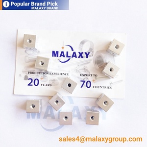 MALAXY alluminio sei lati connettore blocco di fissaggio quadrato M3 M4 M5 M6 alluminio cubo connettore staffa dado triangolo - Product Image 4