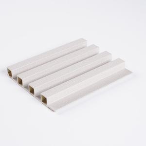 Revêtement mural WPC pour intérieur moderne, panneaux à lattes en bois massif, imperméables, décoratifs, panneaux muraux WPC - Product Image 2