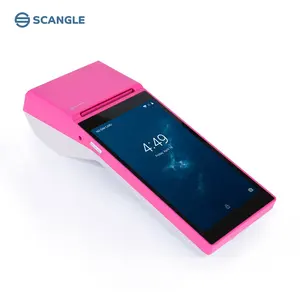 Scangle SP01 Android 8.1手持POS终端，带收据打印机用于电子票