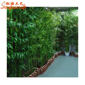 Groothandel Outdoor Kunstmatige Lucky Bamboo Planten Kunstmatige Bamboe Boom