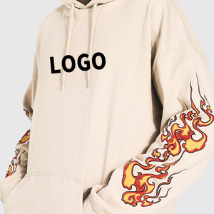 Nouveau Hoodie d'Hiver Long et Ample en Coton 100% avec Épaules Tombantes, Unisexe, Personnalisable avec Logo par Sublimation et Imprimé Dessin Animé, OEM - Product Image 3