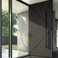Système de Serrure Intelligente Style Moderne pour la Sécurité Domestique, en Alliage de Zinc Tendance, pour Porte Pivotante Multipoints, Sécurité d'Entrée avec Verrou Multipoints, pour Portes Métalliques de Maisons
