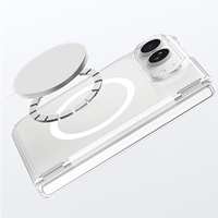 Étui de téléphone pliable ultra-fin magnétique transparent pour Apple iPhone Duo, anti-rayures, antichoc, protection contre les chutes, PC rigide