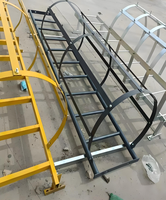 Échelle de sécurité murale sur mesure, antirouille, protection contre les chutes pour usine, toit, fabrication DIY ODM