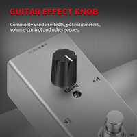 Davies 1900H bouton de potentiomètre Clone vis 6.0MM 6.35MM diamètre du trou d'arbre boutons d'amplificateur de guitare avec Insert en laiton