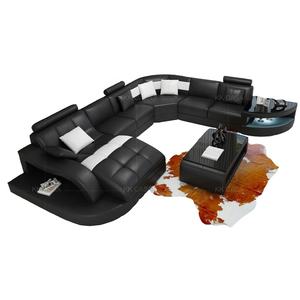 आधुनिक इनडोर 7 सीटर सोफे सेट डिजाइन लिविंग रूम फर्नीचर यू आकार के सेक्शनल कोने सोफे के आकार के कोने सोफे संयोजन सोफे - Product Image 6