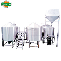 Système de brasserie à 3 cuves de 2500L, équipement de brassage complet pour l'extension d'une brasserie