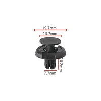 B26 voiture garde-boue en plastique corps fixation attache Clips d'expansion produit de détail