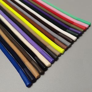 Vente directe usine : Aglets en silicone pour cordons de sweat à capuche, embouts de lacets, embouts en caoutchouc blanc pour cordons de serrage - Product Image 1