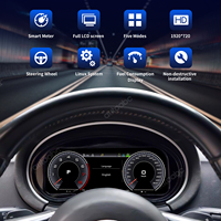 Panel Instrumen Digital LCD 10,25 inci untuk Audi TT 2008-2014 Wireless CarPlay Android Auto Plug&Play 1920x720 Garansi 1 Tahun