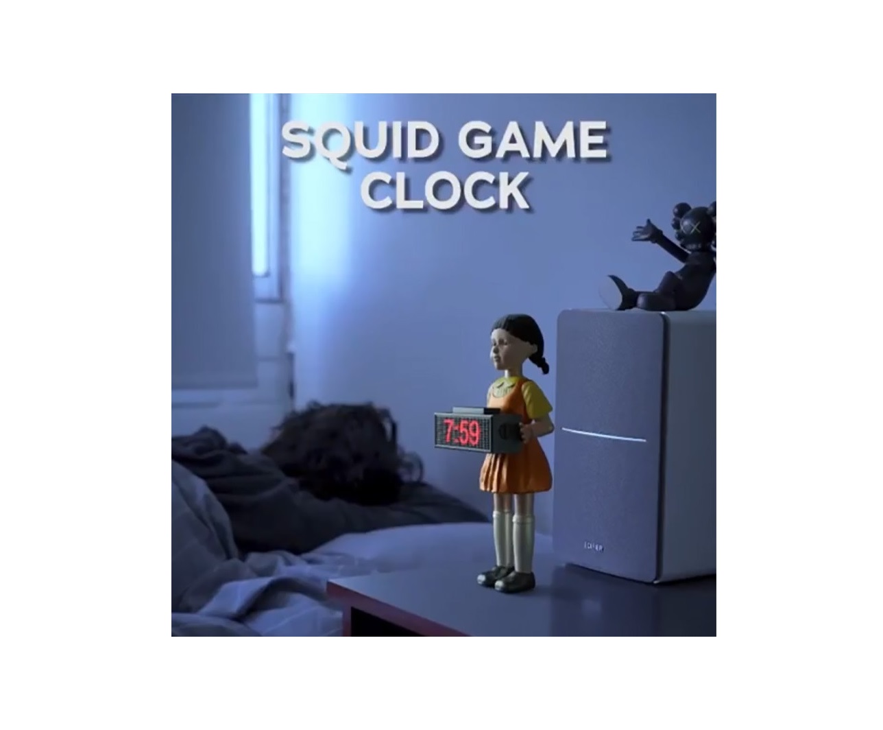 Корейский ТВ кальмар игра Часы Будильник серия Хэллоуин кальмар игра маска кальмар игра