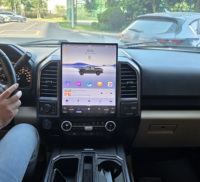 Radio Mobil Android 16 inci untuk Ford F150, Mendukung Sistem Asli, Pemutar Stereo Gaya Vertikal, Layar Carplay