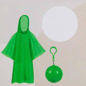 Adult Child Hooded <b>Poncho</b> Raincoat Ball Compact Waterproof Plastic Outdoor Travel Fishing <b>Emergency</b> Rain Gear - Product Image 1