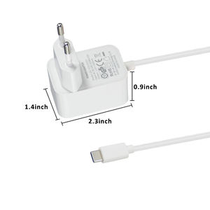 5V 12V 1A 2A 타입 C USB C EU 플러그 전원 어댑터 12.0V 전원 공급 코드 배터리 충전기 일체형 전원 어댑터 케이블 포함 - Product Image 2