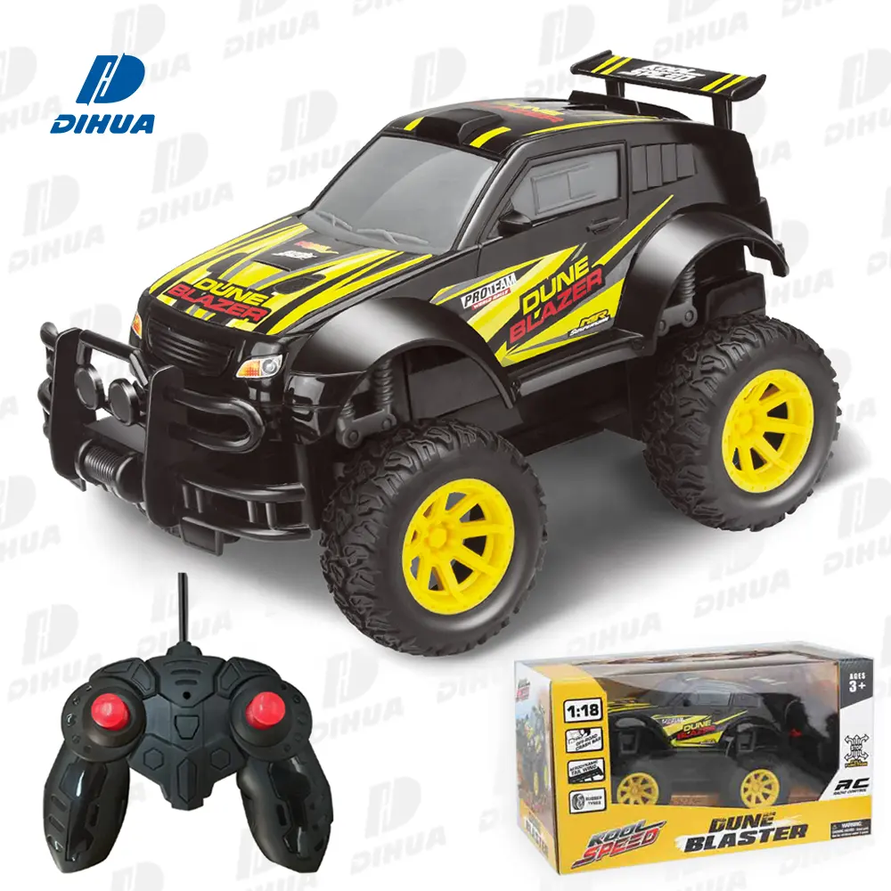 27mhz 1/18 Escala Full Function Controle Remoto Rally Truck Car RC Rally com Offroad Crash Bar Crawler Veículo para crianças