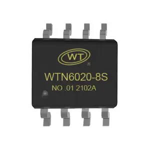 WTN6020 SOP8 personalizado 20 s OTP Chip de sonido para juguete sonido IC chip música IC voz IC