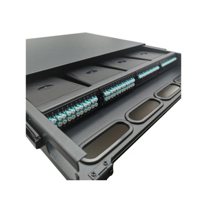 <strong>FTTH</strong> 1U 19 Inch 96 Core Patch Panel Rack Mounted MPO Fiber Optic Distribution Frame MTP Panel Cassette ODF - Product Image 6