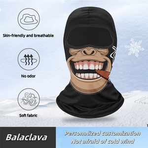 Stampa digitale copri casco integrale ciclismo <span class=keywords><strong>teschio</strong></span> maschera con un passamontagna per <span class=keywords><strong>moto</strong></span> sport per la pesca - Product Image 2