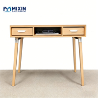 Bureau de travail OEM avec 4 pieds, bureau d'ordinateur en bois, table d'étude avec tiroir, mobilier de bureau à domicile, poste de travail moderne