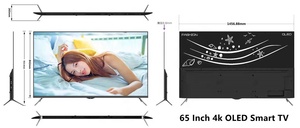 Téléviseur intelligent Android WiFi HDR ultra-fin sans cadre <span class=keywords><strong>OLED</strong></span> 4K 65 pouces noir HDTV - Product Image 5