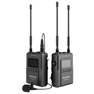 Saramonic Uwmic9S Kit1/2 sistema di microfoni wireless professionale uhf professionale omnidirezionale <span class=keywords><strong>per</strong></span> intervista con fotocamera - Product Image 5