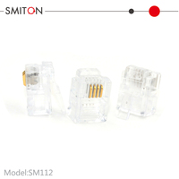 Connecteur modulaire RJ11 6P4C UTP plaqué or