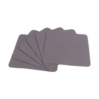 Chiffon de polissage d'écran en microfibre de polyester de haute qualité 16x16cm 2 couches Classe 100 Couleur personnalisée Apple Électronique 20g OEM