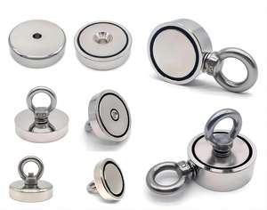 Industrial de alta calidad nueva actualización Super fuerte <span class=keywords><strong>Danone</strong></span> Set con bloque redondo disco cuerda imán N35 venta imán de pesca neodimio - Product Image 5