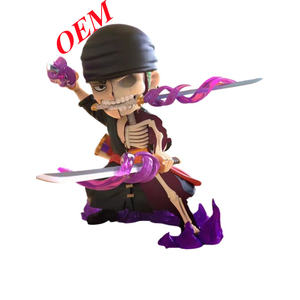 Sur mesure 10cm PVC Wano pays guerre de l'île fantômes Anime Figure puissant JAXX jouet ensemble cadeau d'anniversaire pour enfant - Product Image 1