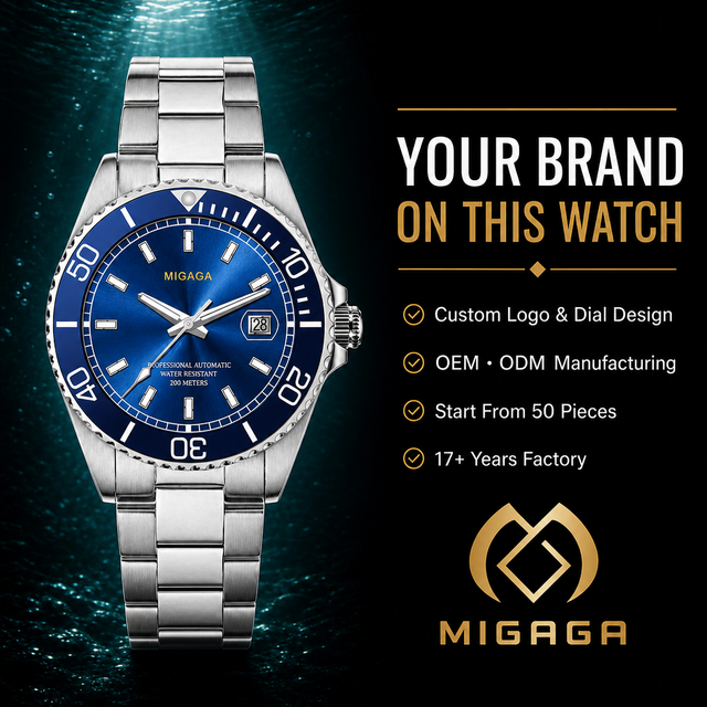 Mechanical Watch 316L Stainless Steel Luxury Ultra-thin 20Atm Waterproof Automatic Analog Pointer Luminous Men Watch