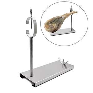Support de <span class=keywords><strong>jambon</strong></span> pour jambons espagnols et support de prosciutto italien pour porte-<span class=keywords><strong>jambon</strong></span> en acier inoxydable outils de gril de fête de cuisine à domicile - Product Image 1