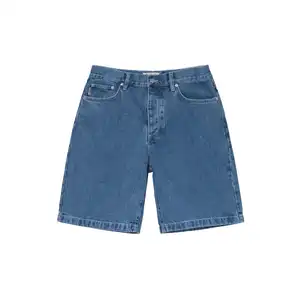 Shorts de denim masculinos, personalizado, grande, de alta qualidade, relaxado, para o verão, lavado, logotipo personalizado, baggy, 2022