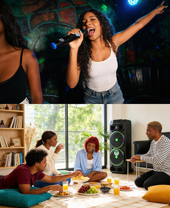 DP-2885 GD-2885 Nuevo Modelo Reproductor de Audio Portátil LED RGB para Fiestas al Aire Libre, Computadora, Escenario, Cine en Casa, <span class=keywords><strong>Karaoke</strong></span> con Batería para Teléfono Móvil - Product Image 6