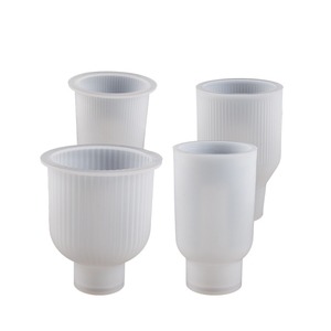 Reusable <b>Silicone</b> Cake Mold Fluted Round <b>Baking</b> Mould Flexible DIY Dessert Casting Tool - Product Image 3