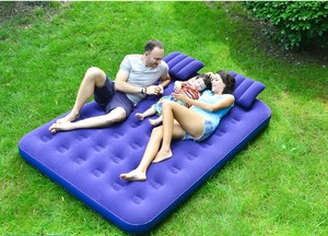Letti ad Aria Portatili in PVC Singoli e Doppi, Materassi Gonfiabili Pieghevoli per Camera <span class=keywords><strong>da</strong></span> <span class=keywords><strong>Letto</strong></span>, Campeggio ed Escursionismo - Product Image 3