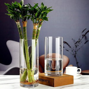 Vaso <span class=keywords><strong>Moderno</strong></span> Lungo <span class=keywords><strong>in</strong></span> <span class=keywords><strong>Vetro</strong></span> Hurricane Trasparente per <span class=keywords><strong>Centrotavola</strong></span> Matrimoniali - Product Image 3