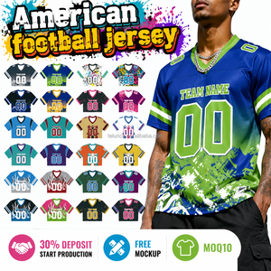 Maillot de football personnalisé pur Crop Tops Streetwear Chemise de football à la mode Design Logo Mesh Crop Fans de l'équipe américaine Maillot de football - Product Image 2