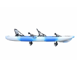 <span class=keywords><strong>Kayak</strong></span> Vicking de 14 Pies para 2 Personas, Asiento Doble, Pesca, <span class=keywords><strong>Pedales</strong></span>, <span class=keywords><strong>Kayak</strong></span> de Pesca de Plástico LLDPE con <span class=keywords><strong>Pedales</strong></span>, Canoa - Product Image 4