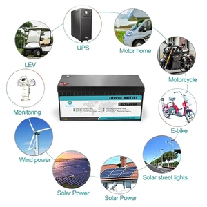 12V 24V 48V 50Ah 100Ah 200Ah 300Ah 400Ah 10Kwh <b>Battery</b> Stackable Cells <b>Lithium</b> Ion Iron Phosphate Solar - Product Image 3