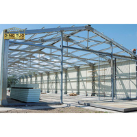 Kits de construction modulaires en acier préfabriqué, petites maisons conteneurs faciles à assembler, entrepôt industriel, atelier en acier