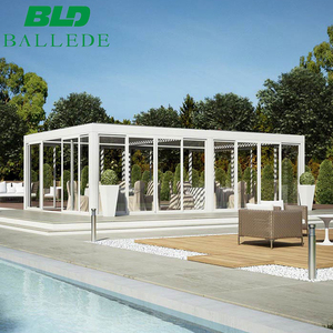 Easily Assembled Motorised Garden Aluminum <strong>Pergola</strong> <strong>Cover</strong> Design <strong>for</strong> Swimming Pool - Product Image 6