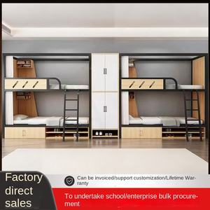 Cama moderna de metal para dormitorio de cuatro personas, diseño de cápsula espacial duradero para artículos escolares para estudiantes, litera para dormitorios de hoteles y apartamentos - Product Image 1