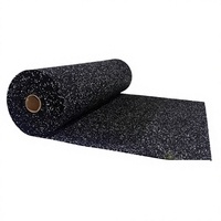 Tapis de sol en granulés de caoutchouc EPDM en rouleau, 3mm-10mm, pour gymnases, aires de jeux, terrains de sport, tapis de sol en caoutchouc mince absorbant les chocs