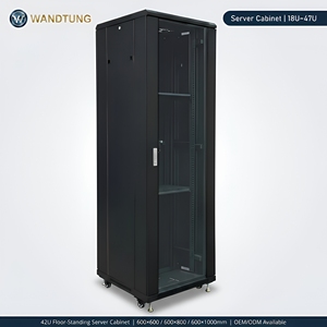Tủ rack máy chủ sàn 19 inch 42U 600*600 600*800 600*1000mm, tủ mạng, tủ máy tính - Product Image 1