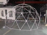 Villa Jardin Résistant Au Vent Pc Polycarbonate Planétarium Dôme Tente Modulaire Dôme Tente Resort Camping Dôme Géodésique
