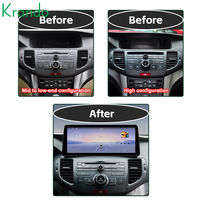 Radio Multimedia para Auto Krando con Pantalla Android de 12.3 Pulgadas para Honda Spirior 2009-2014, Unidad Principal Android Auto, Carplay Inalámbrico, 4G