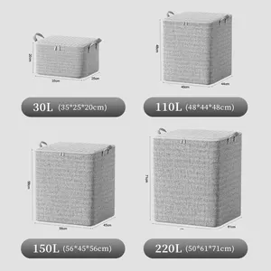 2024 เทรนด์ใหม่ความจุขนาดใหญ่กระเป๋าเก็บผ้านวมกระเป๋าพับเสื้อผ้าผ้าห่มเครื่องนอนจัดเก็บภายใต้เตียงถุงเก็บ